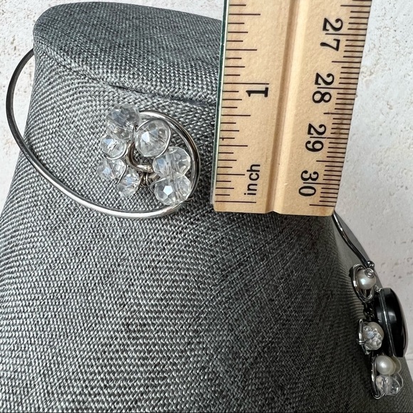 (Set) Handcrafted Wire Choker Necklace and Bracelet - Picture 5 of 12